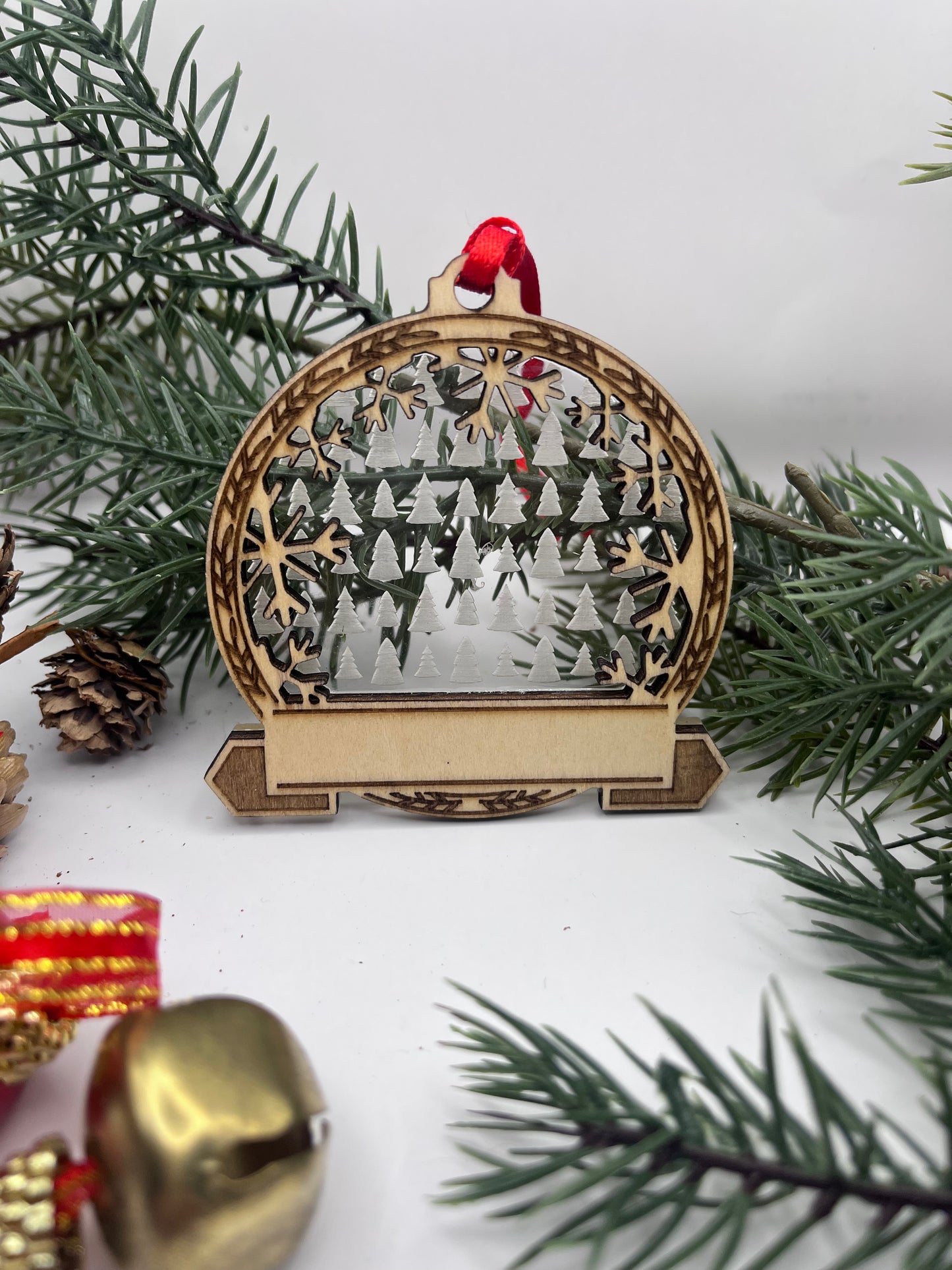 Customizable Snow Globe Ornaments