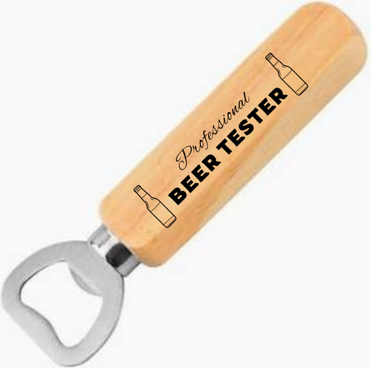 Wooden Bottle opener Professional Beer tester