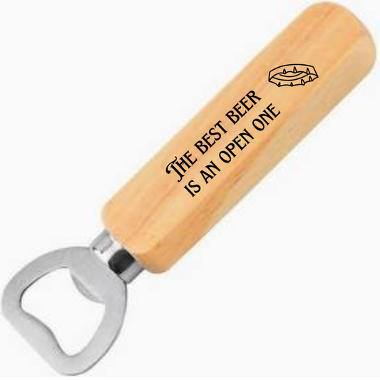 Wooden Bottle Opener -Best Beer