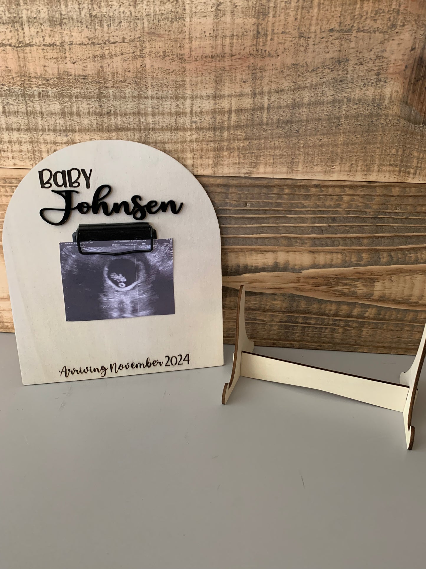 Personalized Pregnancy Announcement
