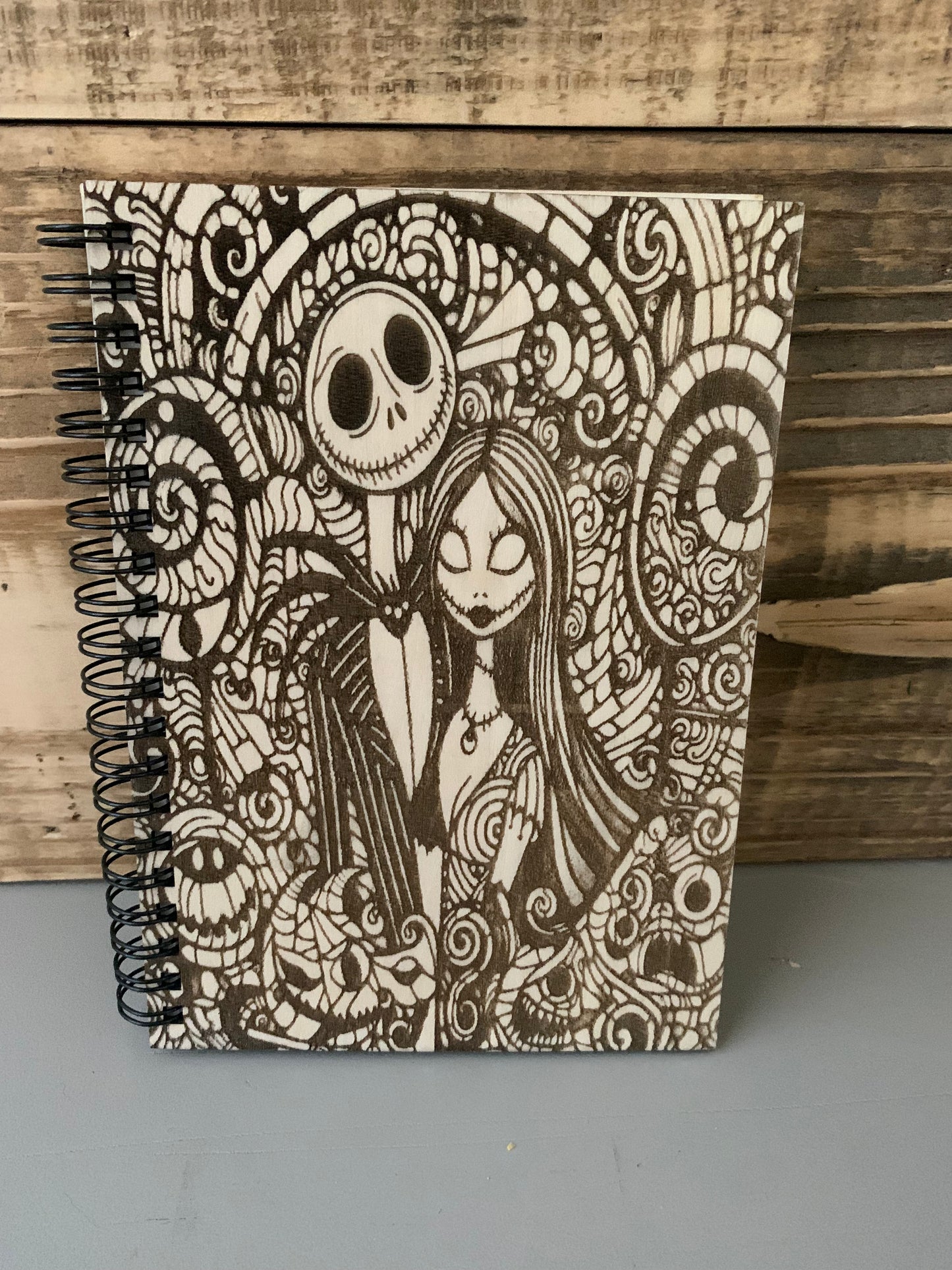 Laser engraved/cut Sketchbook ( Charecter Collection)