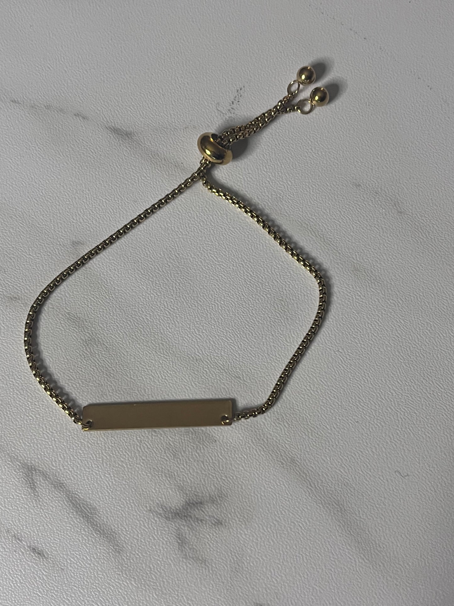 Customized Name Plate Bracelet