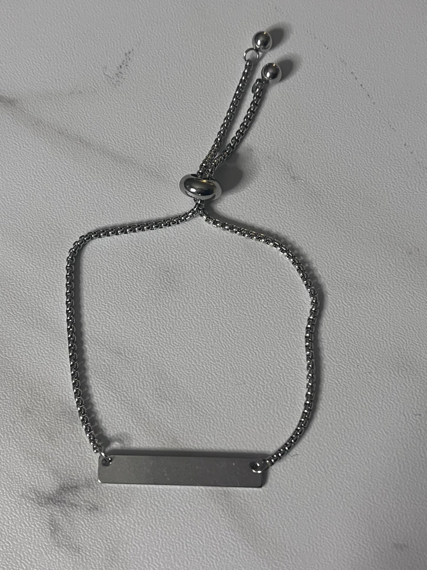 Customized Name Plate Bracelet