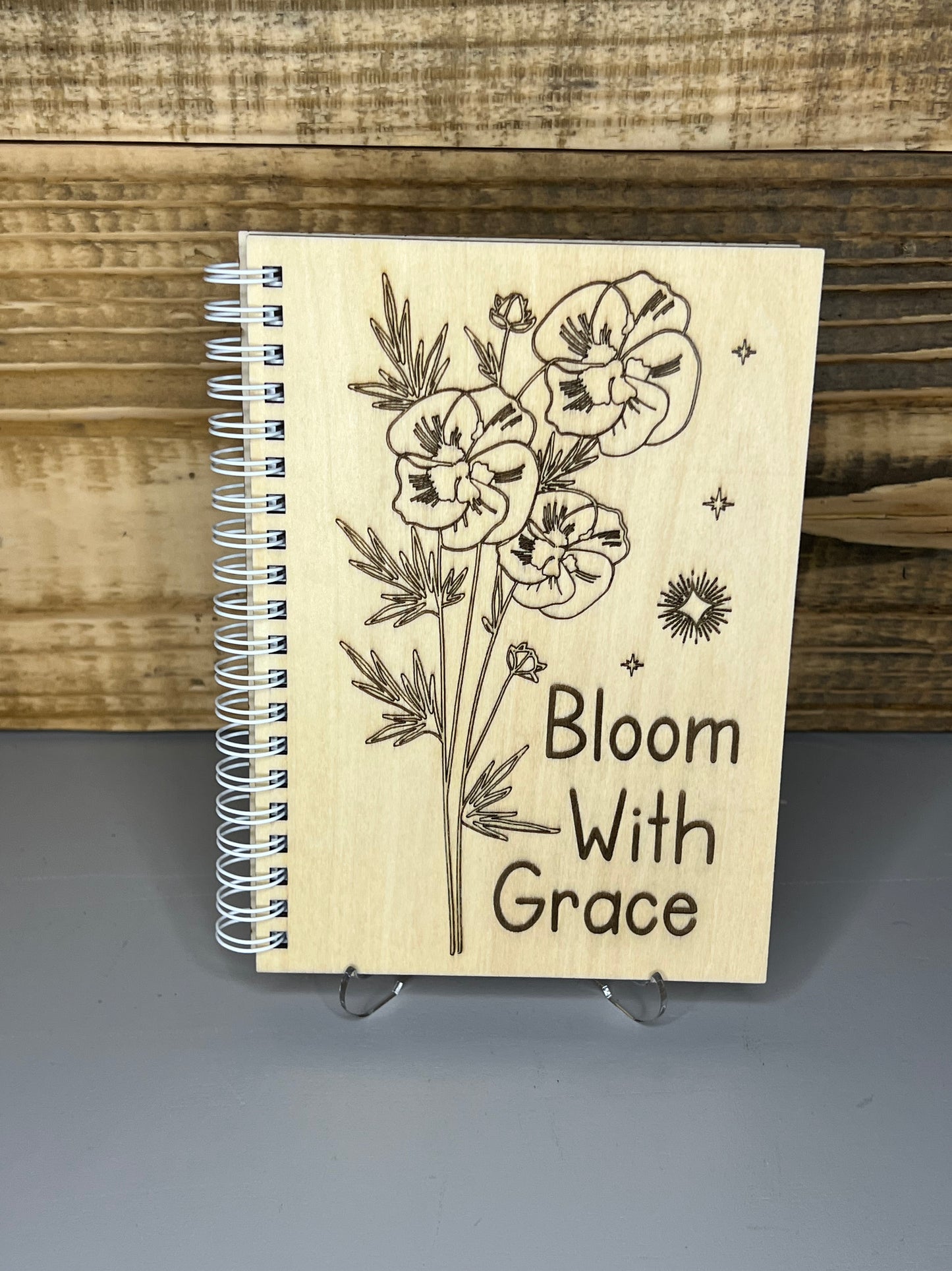 Laser engraved/cut Sketchbook ( Affirmation Collection)