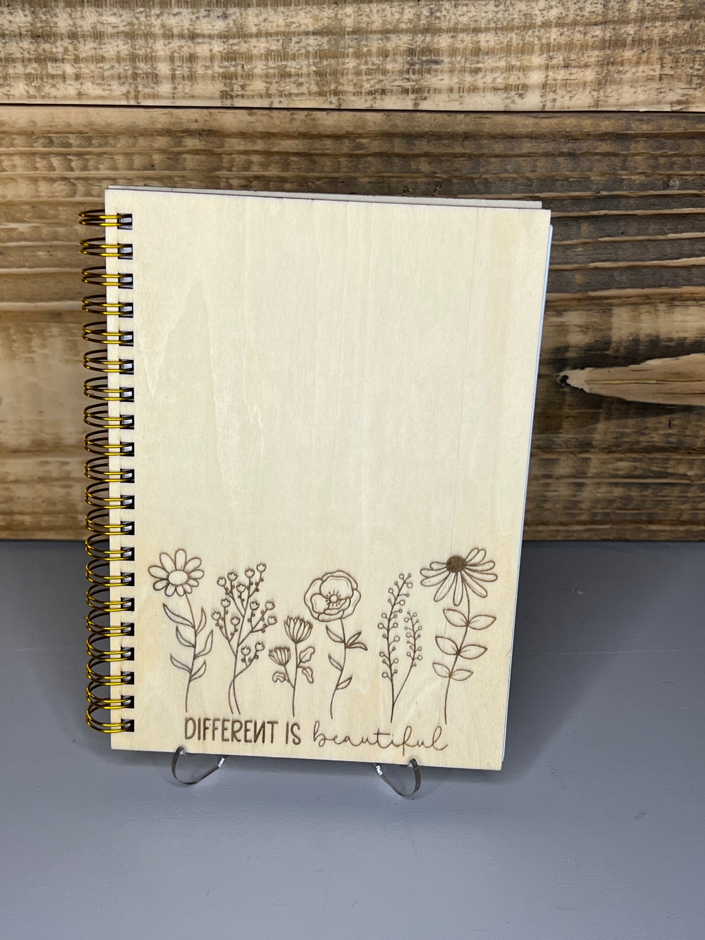 Laser engraved/cut Sketchbook ( Affirmation Collection)