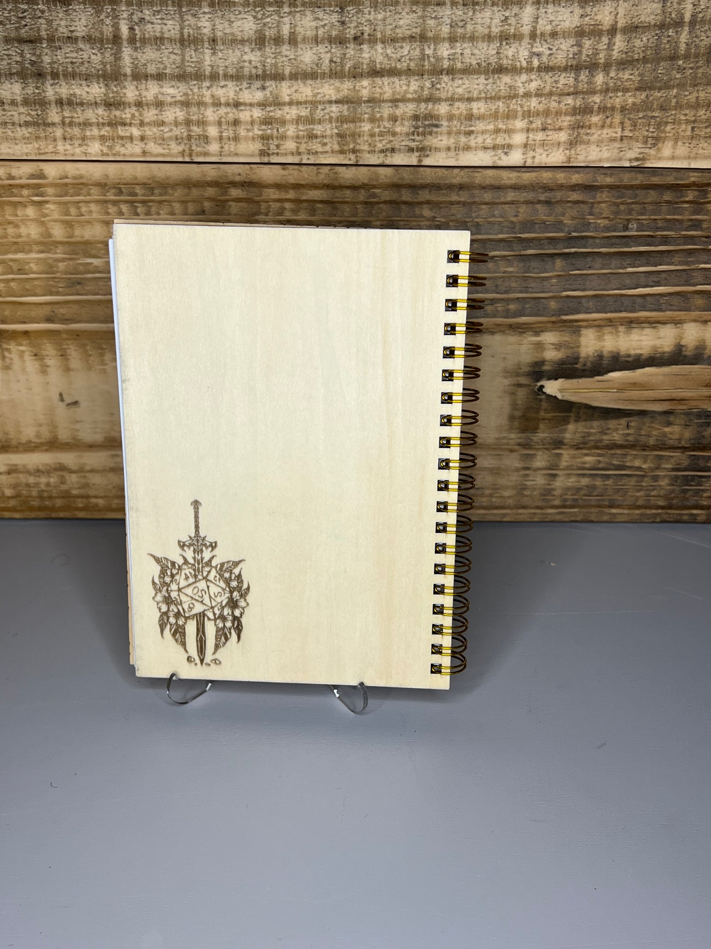 Laser engraved/cut Sketchbook ( D&D Collection)