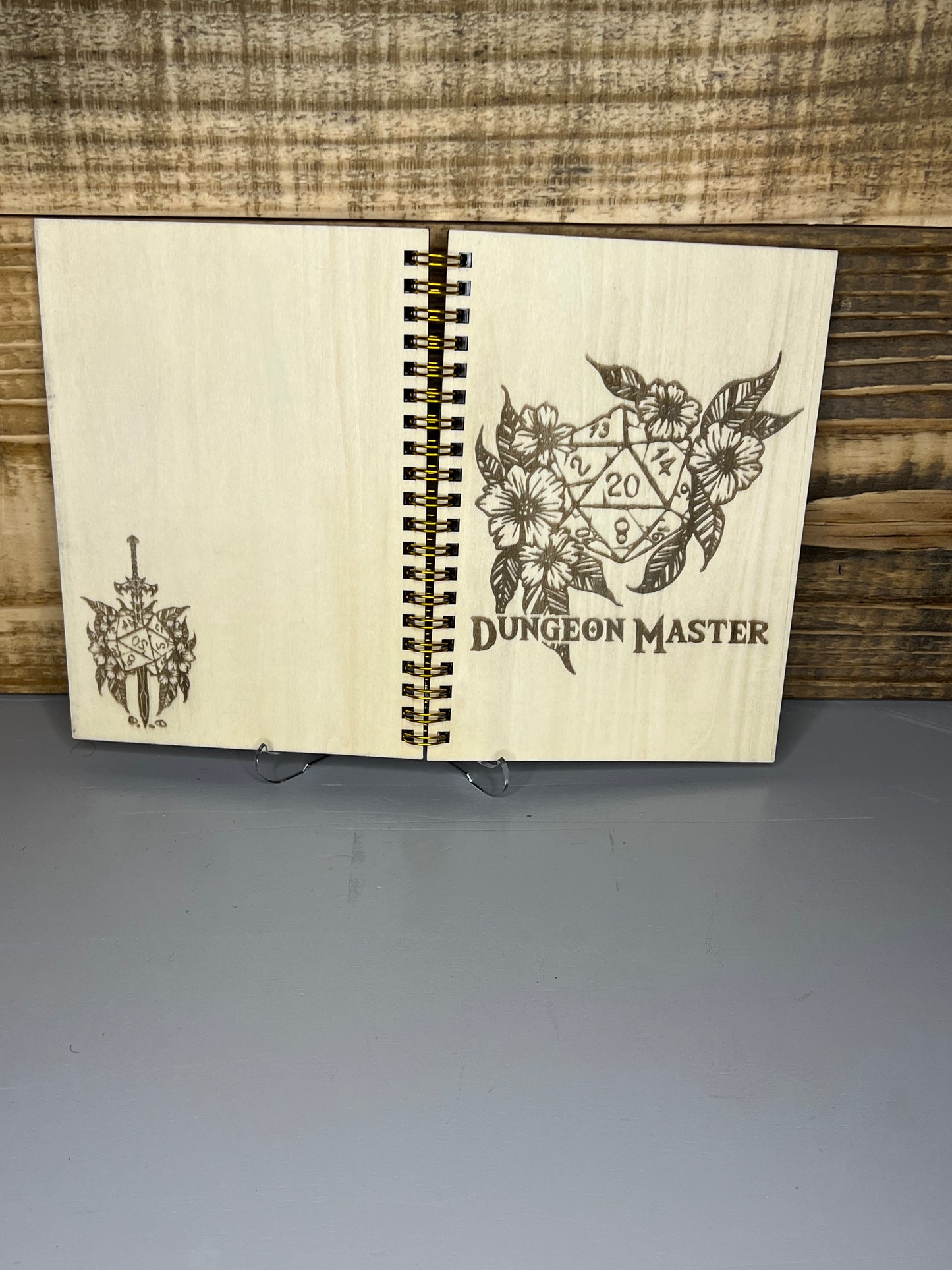 Laser engraved/cut Sketchbook ( D&D Collection)