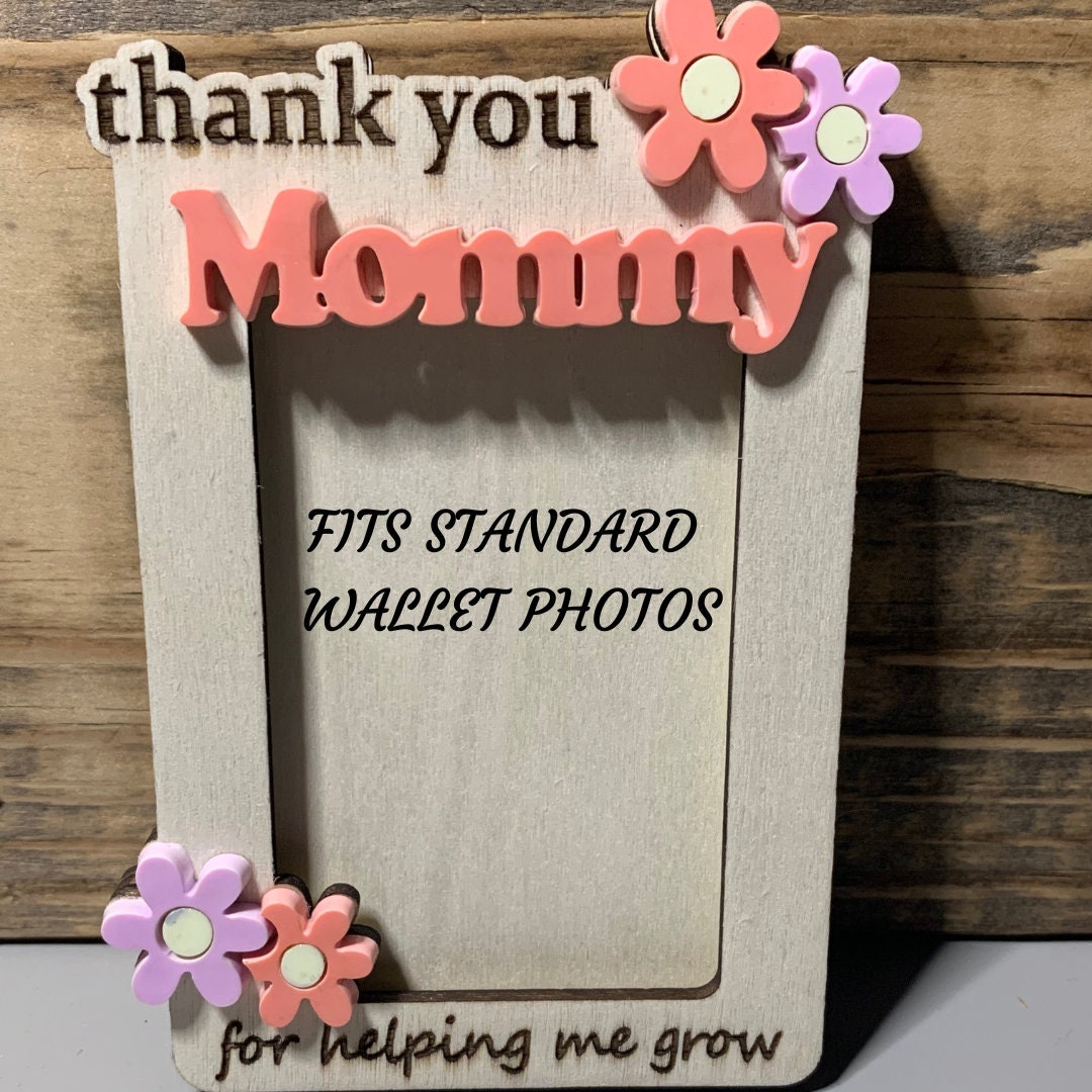 Personalized Magnetic thank you for helping me grow frame