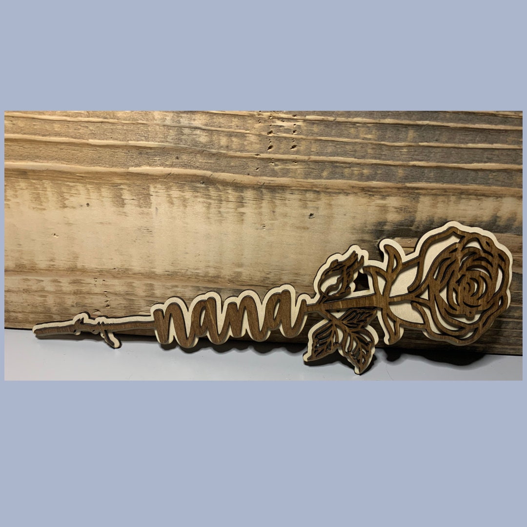 Wooden Forever Rose