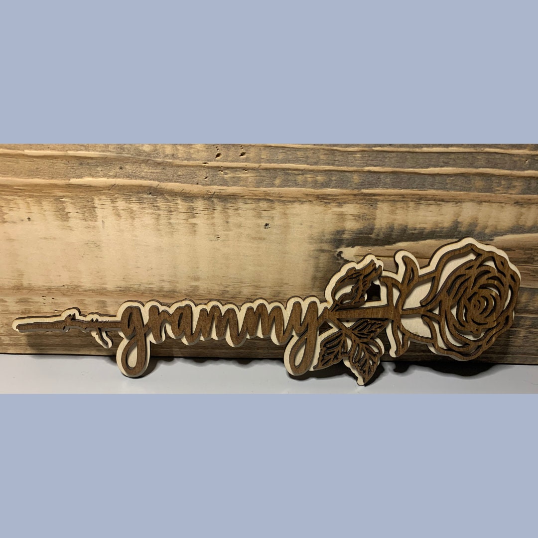 Wooden Forever Rose