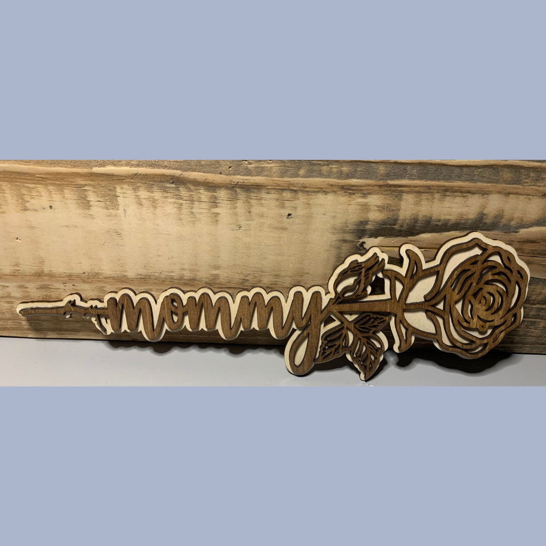Wooden Forever Rose