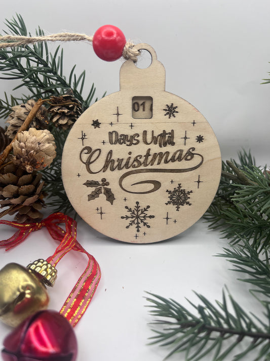 Days Until Christmas Ornament