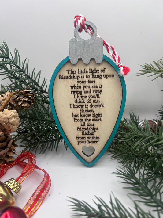 Flickering Light Ornament