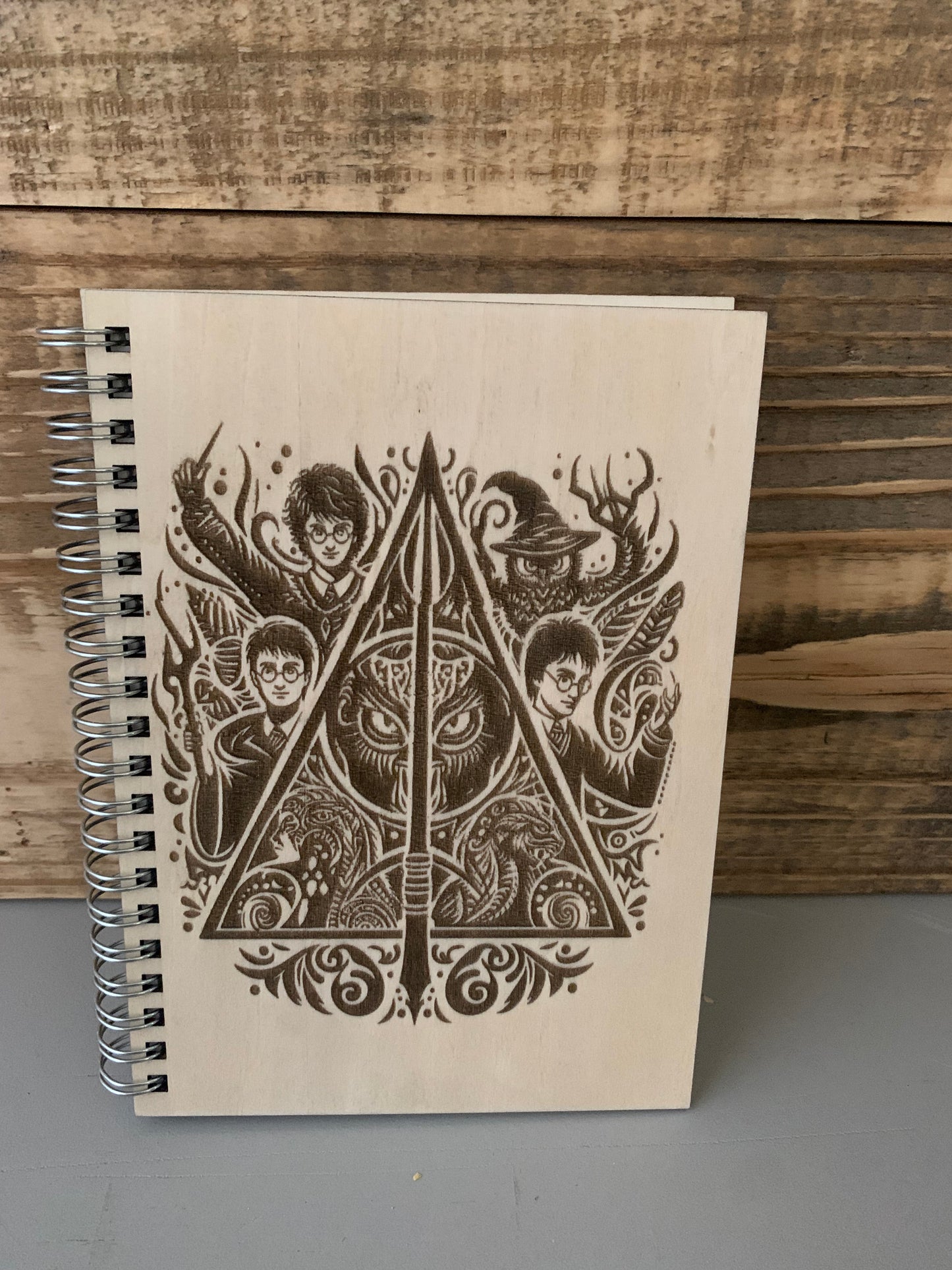 Laser engraved/cut Sketchbook ( Charecter Collection)