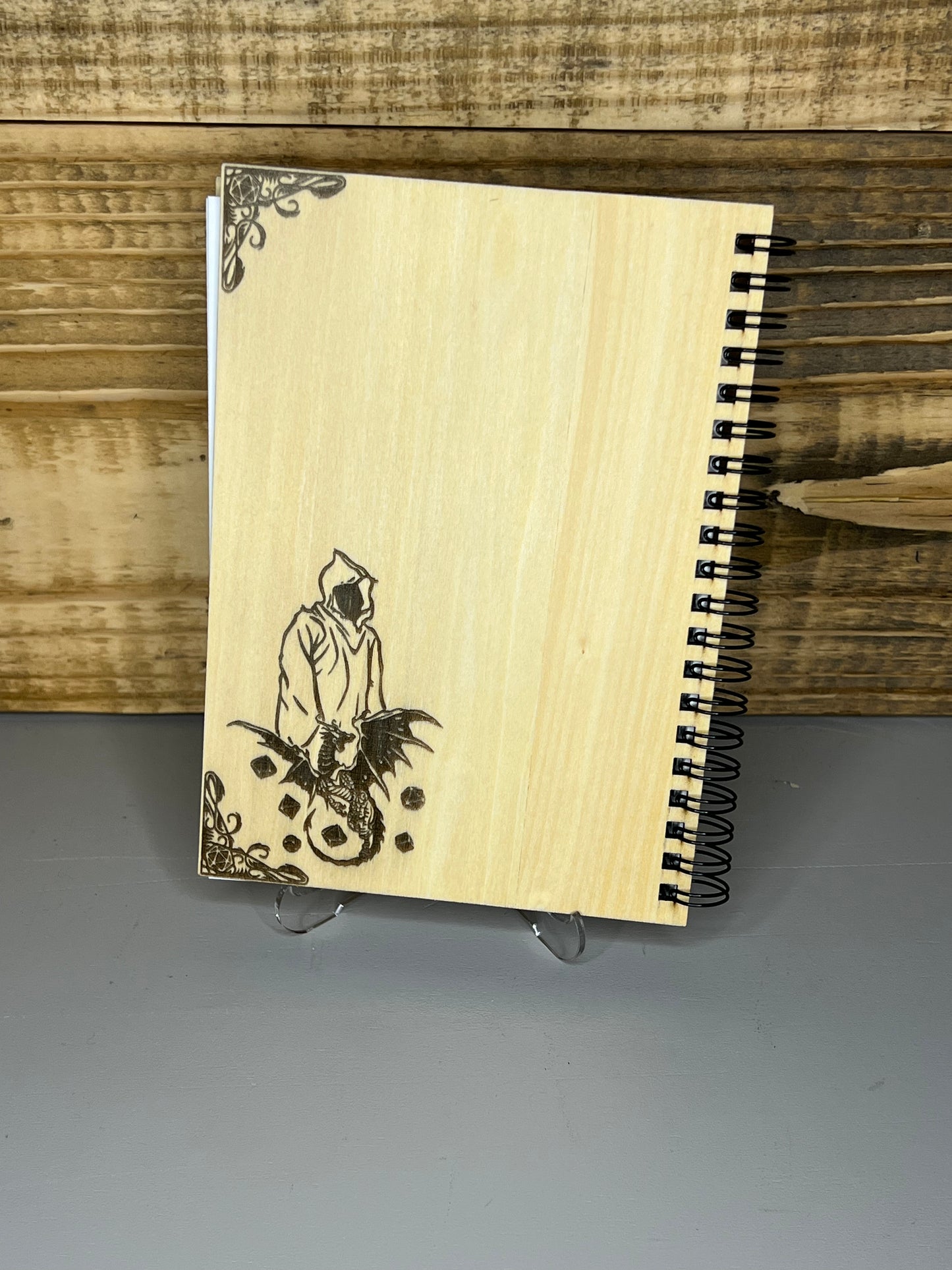 Laser engraved/cut Sketchbook ( D&D Collection)