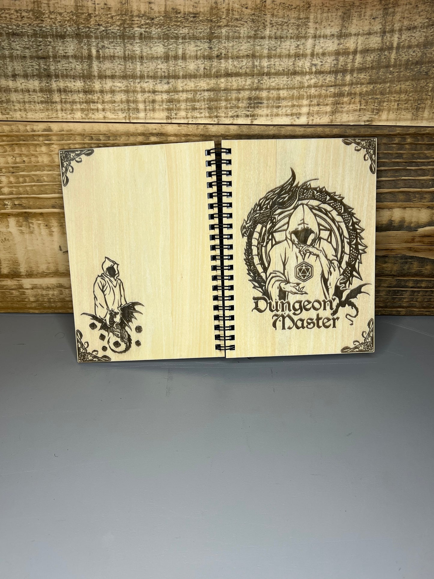 Laser engraved/cut Sketchbook ( D&D Collection)