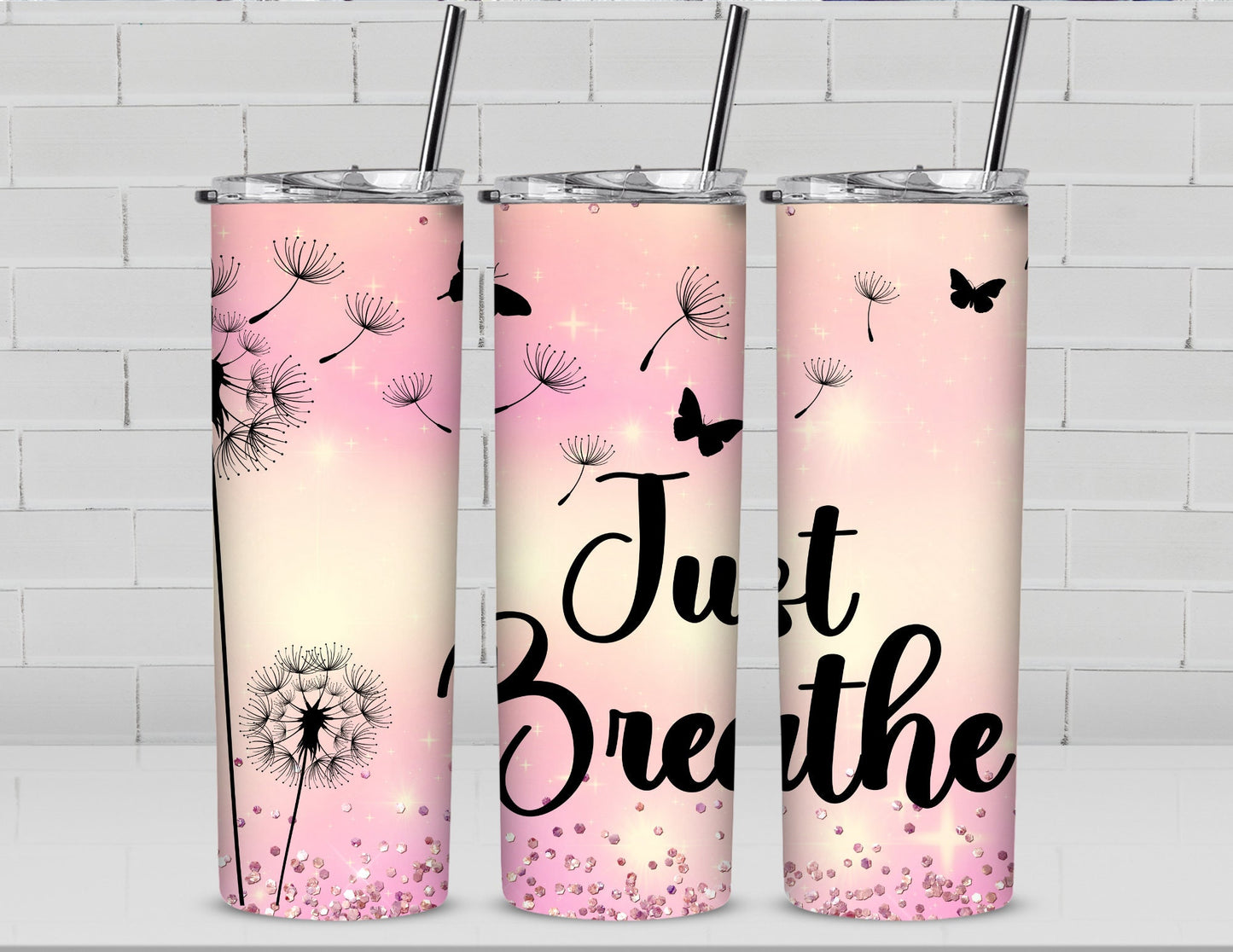 Just Breathe Tumbler