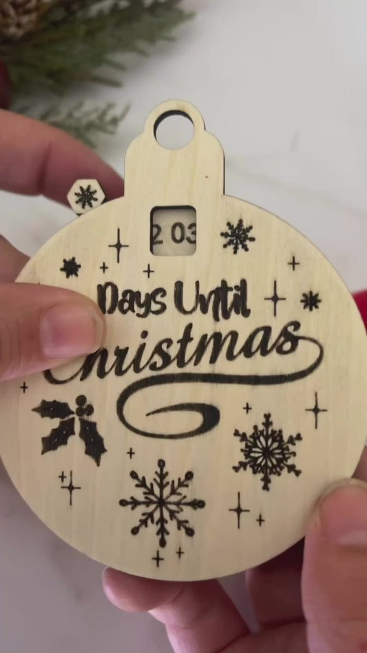 Days Until Christmas Ornament